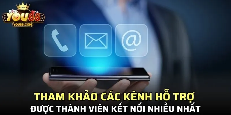 Tham khảo các kênh hỗ trợ được thành viên kết nối nhiều nhất